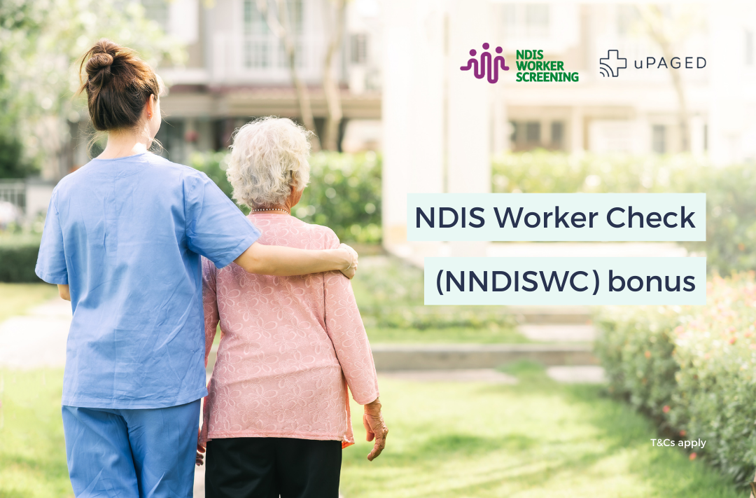 NDIS Worker check, upaged rewards and bonus