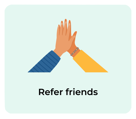 uPaged refer friends to get rewarded